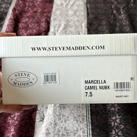 Steve Madden Marcella Camel Nubk color size 7.5 - Picture 7 of 7